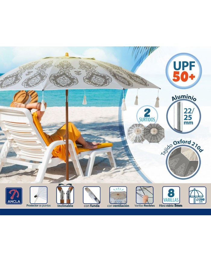 Ombrellone Ø 200 cm SPF50+ Orientale