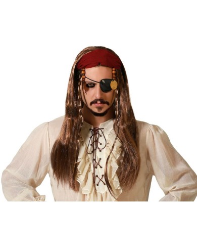 Parrucca Pirata Castano