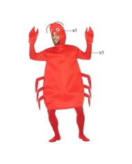Costume per Adulti Rosso Granchio animali (2 Pezzi) Costume per Adulti Rosso Granchio animali (2 Pezzi)