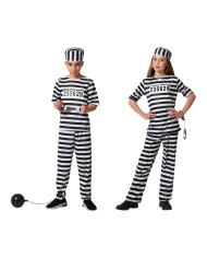 Costume per Bambini Multicolore Carcerato