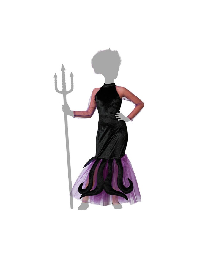 Costume per Bambini Regina Malvagia 5-6 Anni