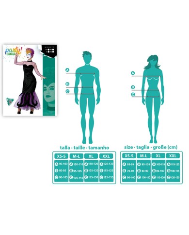 Costume per Adulti Regina Malvagia XL