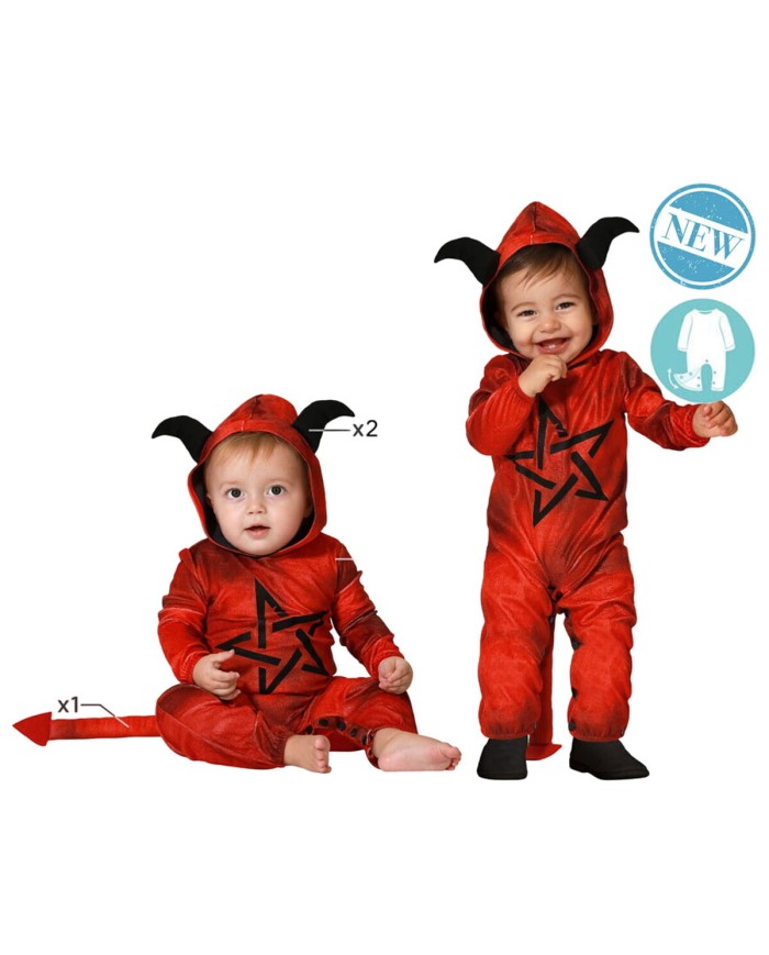 Costume per Neonati Demonio + 24 Mesi