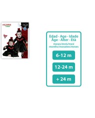 Costume per Neonati Vampiro Donna + 24 Mesi