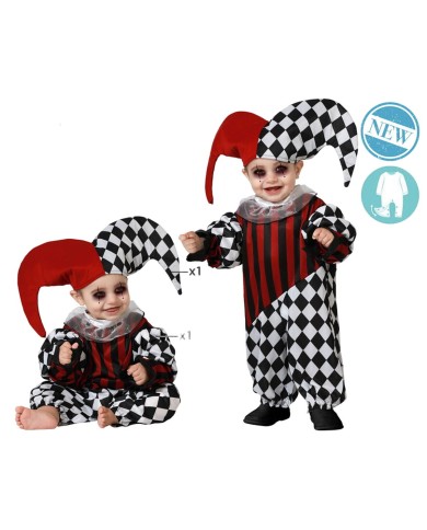 Costume per Neonati Arlecchino 6-12 Mesi Costume per Neonati Arlecchino 6-12 Mesi
