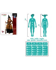 Costume per Bambini Strega 10-12 Anni