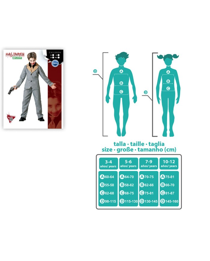 Costume per Bambini 7-9 Anni