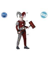 Costume per Bambini Arlecchino Sanguinario 7-9 Anni Costume per Bambini Arlecchino Sanguinario 7-9 Anni