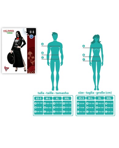 Costume per Adulti Scheletro XXL
