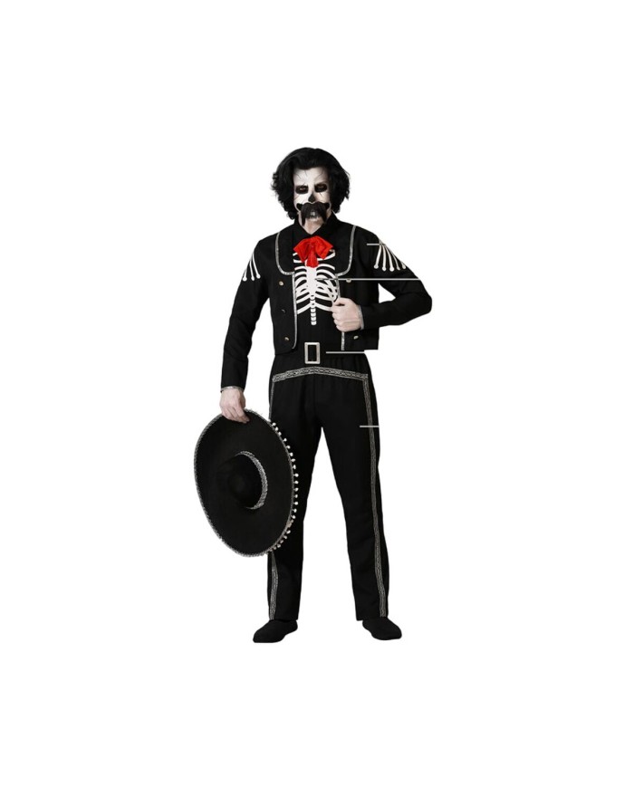 Costume per Adulti Scheletro XS/S Costume per Adulti Scheletro XS/S