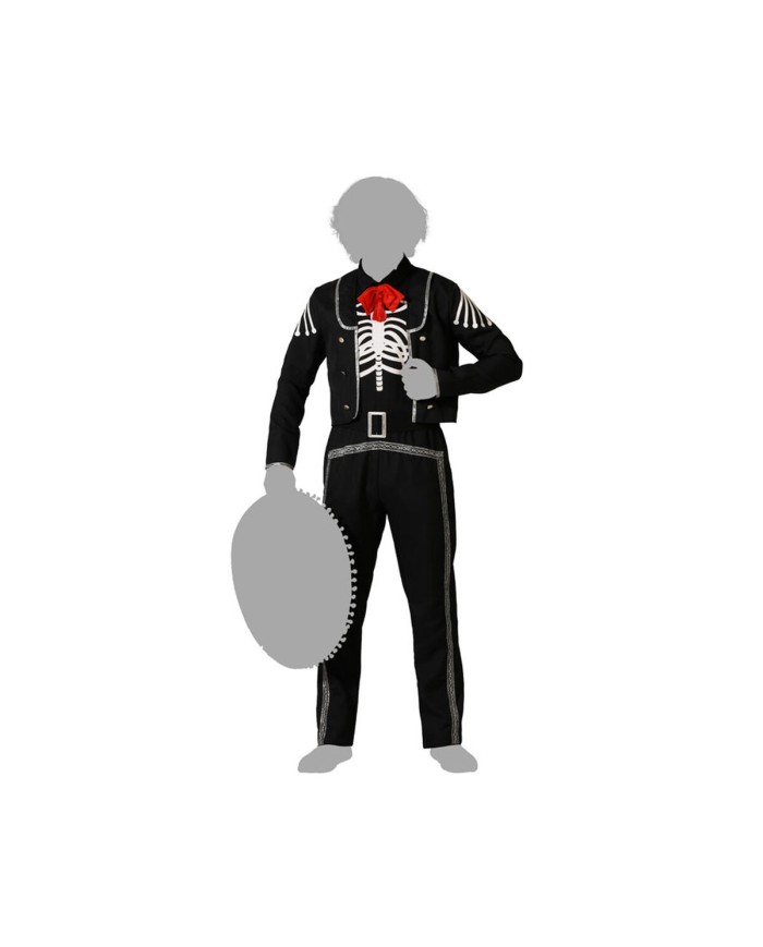 Costume per Adulti Scheletro XS/S Costume per Adulti Scheletro XS/S