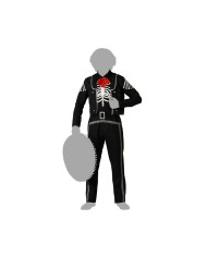 Costume per Adulti Scheletro XXL