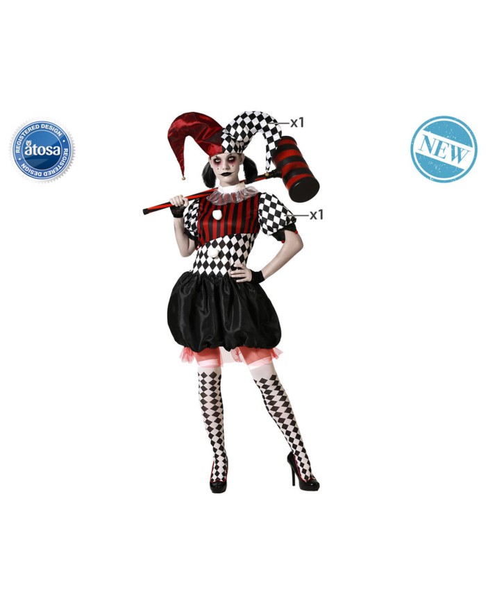 Costume per Adulti Arlecchino XS/S