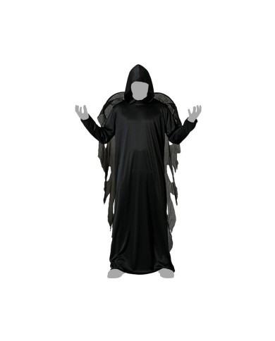 Costume per Adulti Angelo Nero XL