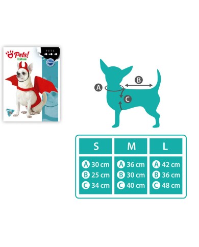 Costume per Cane Demonio Taglia L