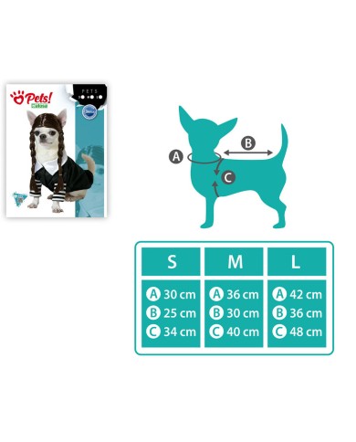 Costume per Cane Fantasma Taglia L Costume per Cane Fantasma Taglia L