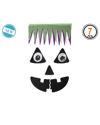 Decorazione per Halloween Zucca 7 Pezzi