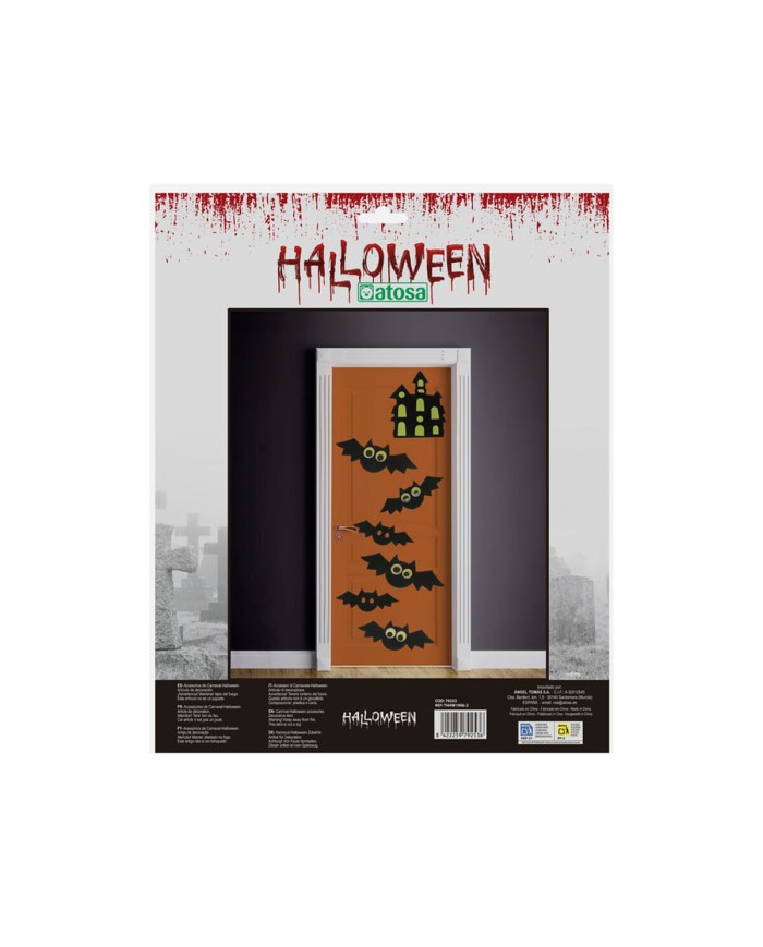 Decorazione per Halloween Pipistrello 7 Pezzi
