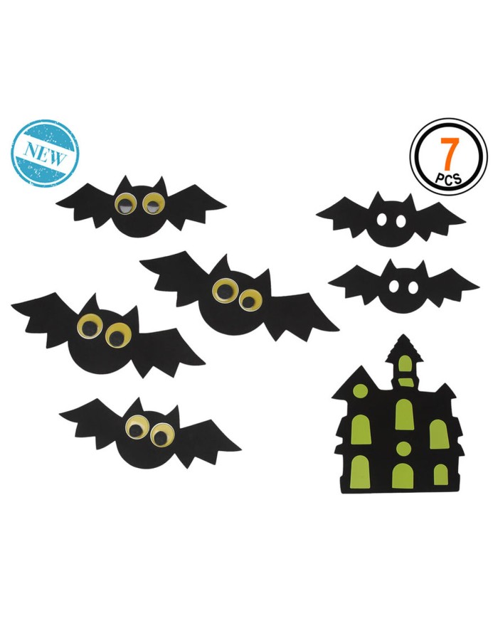 Decorazione per Halloween Pipistrello 7 Pezzi