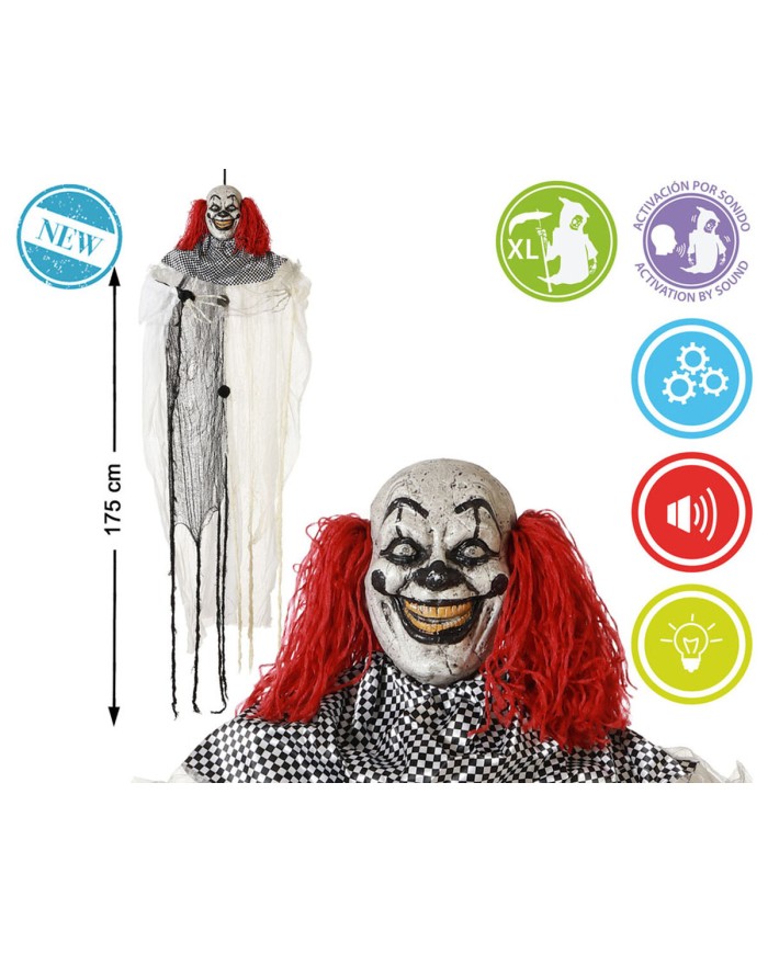 Decorazione per Halloween Pagliaccio 175 cm