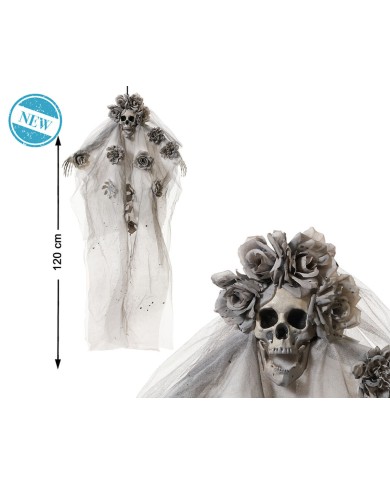 Decorazione per Halloween Scheletro 120 cm