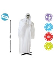 Decorazione per Halloween Scheletro 166 x 140 x 21 cm Fantasma Decorazione per Halloween Scheletro 166 x 140 x 21 cm Fantasma