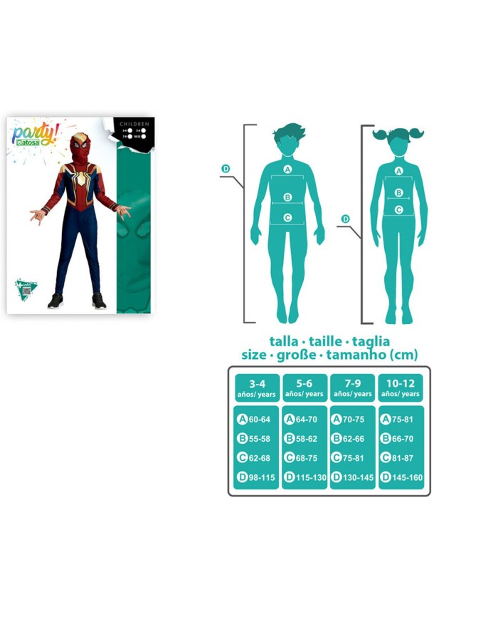 Costume per Bambini Supereroe