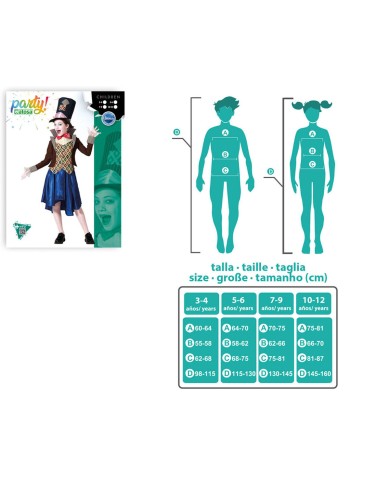 Costume per Bambini Cappellaia Matta