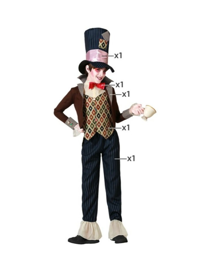 Costume per Bambini Cappellaia Matta