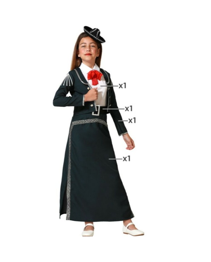 Costume per Bambini Mariachi Bambina Costume per Bambini Mariachi Bambina
