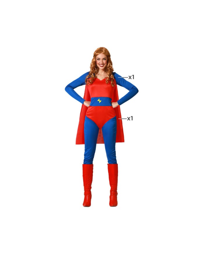 Costume per Adulti Supereroe Donna Costume per Adulti Supereroe Donna