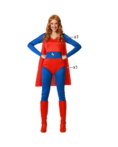 Costume per Adulti Supereroe Donna Costume per Adulti Supereroe Donna