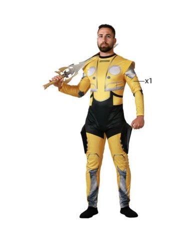 Costume per Adulti Robot Giallo (1 Pezzi) Costume per Adulti Robot Giallo (1 Pezzi)