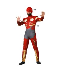 Costume per Adulti Eroe di Fumetti Rosso Costume per Adulti Eroe di Fumetti Rosso