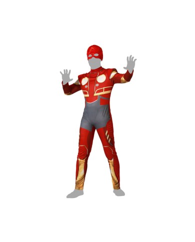 Costume per Adulti Eroe di Fumetti Rosso Costume per Adulti Eroe di Fumetti Rosso