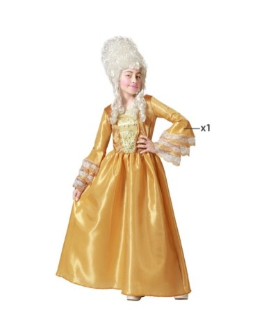 Costume per Bambini Cortigiana Dorato Costume per Bambini Cortigiana Dorato