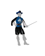 Costume per Bambini Moschettiere Azzurro