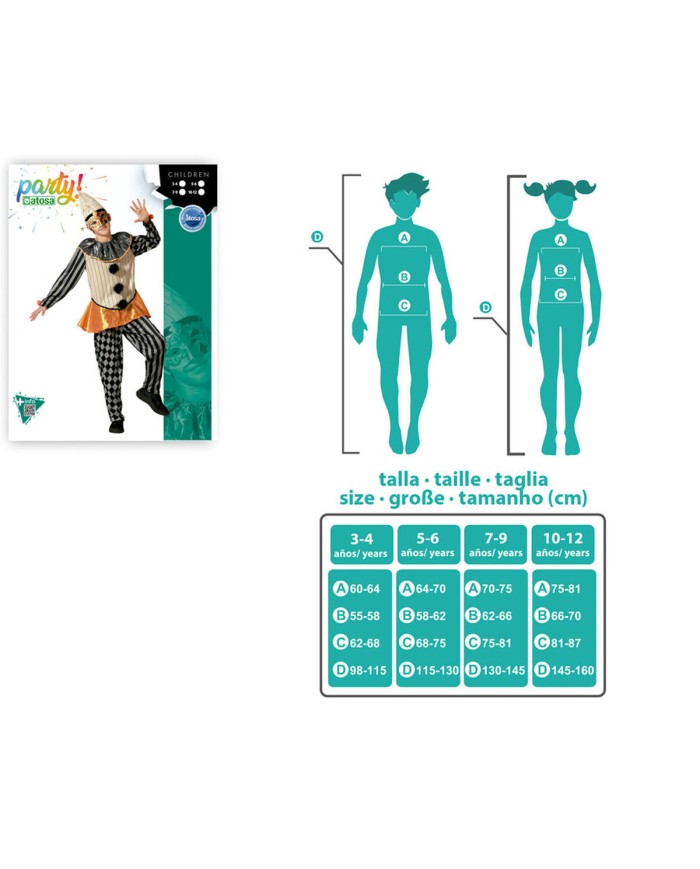 Costume per Bambini Arlecchino