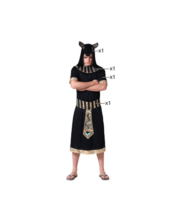 Costume per Adulti Nero Egiziano