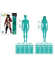 Costume per Adulti Pirata XL