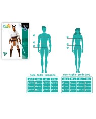 Costume per Adulti Bianco M/L Costume per Adulti Bianco M/L