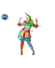Costume per Adulti Pagliaccio Donna XL Costume per Adulti Pagliaccio Donna XL
