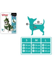 Costume per Cane Taglia L Dinosauro