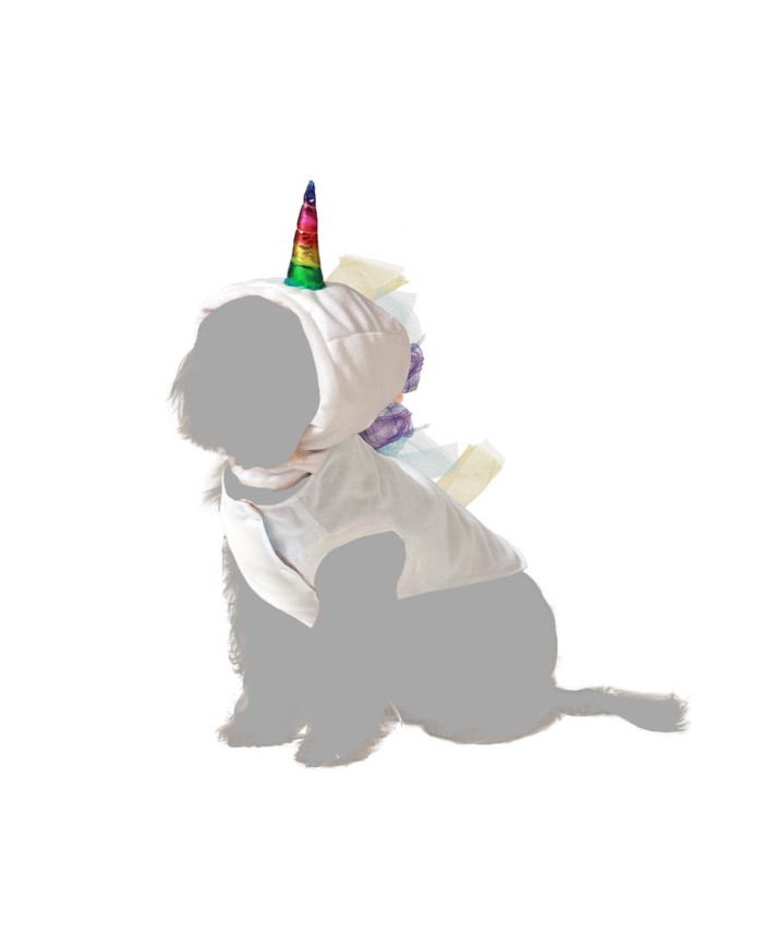 Costume per Cane Taglia M Unicorno