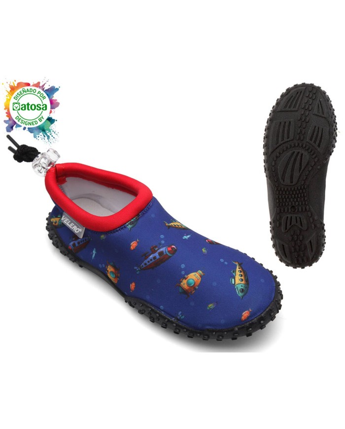 Calzari per Bambini Blu Marino Sottomarino