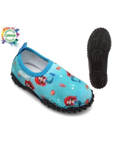Calzari per Bambini Azzurro Sirena