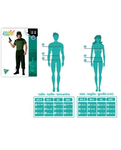 Costume per Adulti Guardia Civile Uomo Costume per Adulti Guardia Civile Uomo