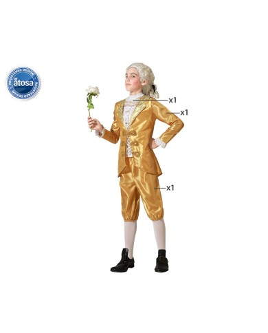 Costume per Bambini Dorato Cortigiano Per bambini