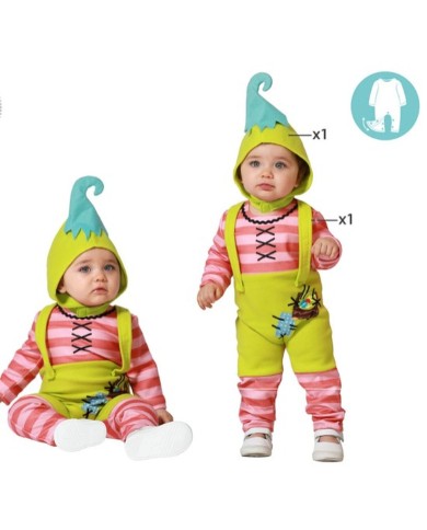 Costume per Neonati Folletto Neonato (2 Pezzi) Costume per Neonati Folletto Neonato (2 Pezzi)
