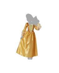 Costume per Adulti Dorato Cortigiana Donna
